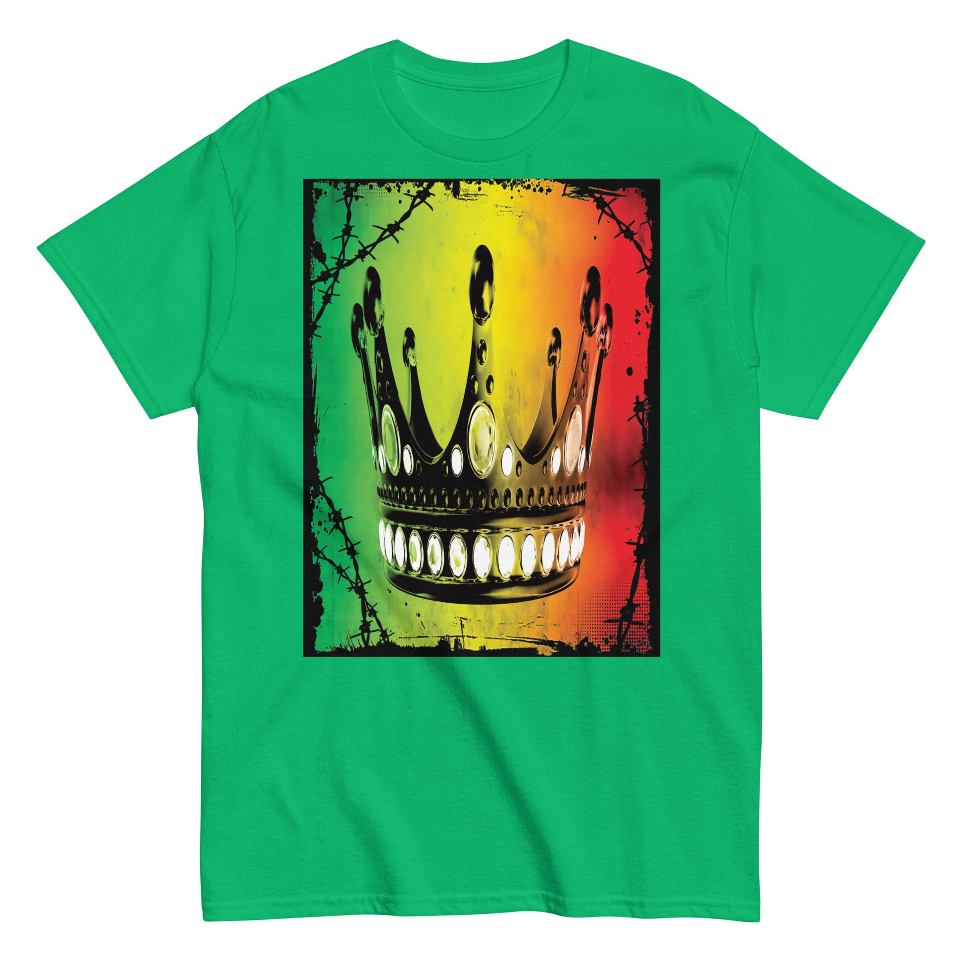 green Graphic tee showcasing the fusion of culture and art